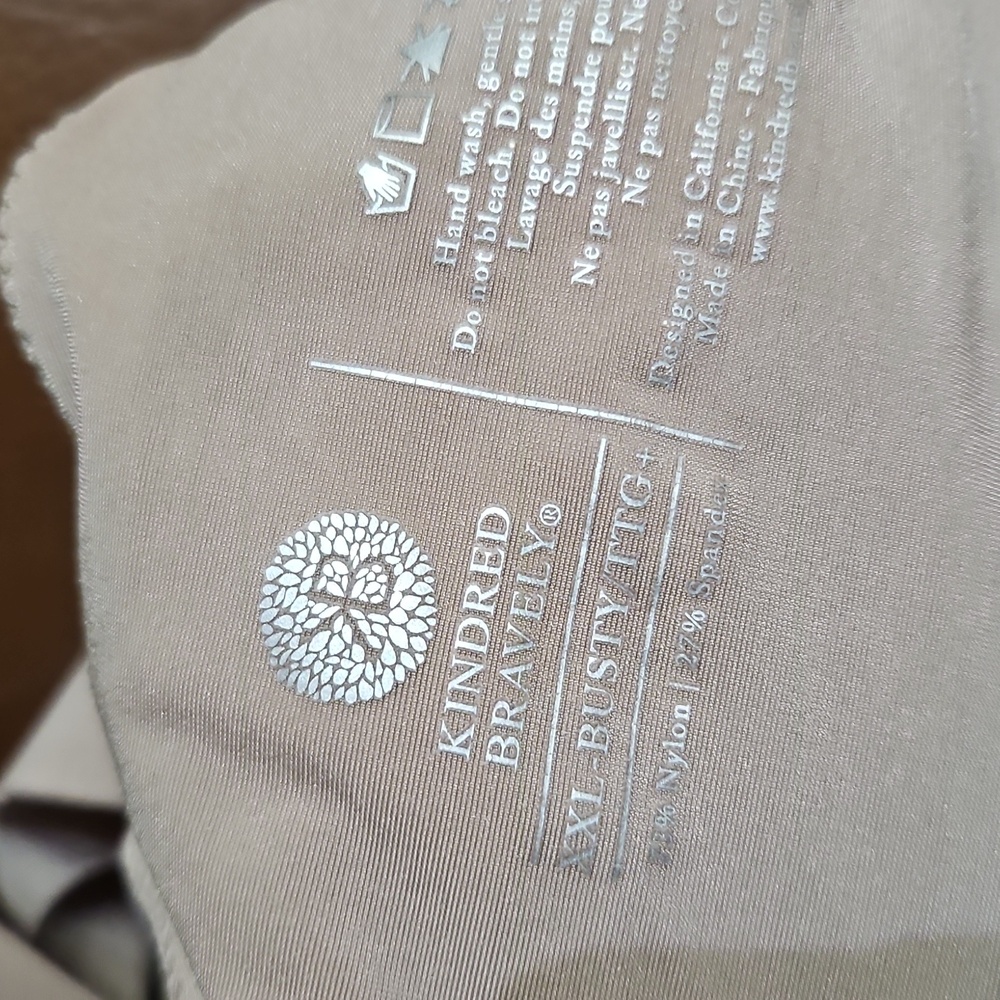 Kindred Bravely The Minimalist Maternity & Nursing Plunge Bra Convertible Tan - Picture 3 of 3